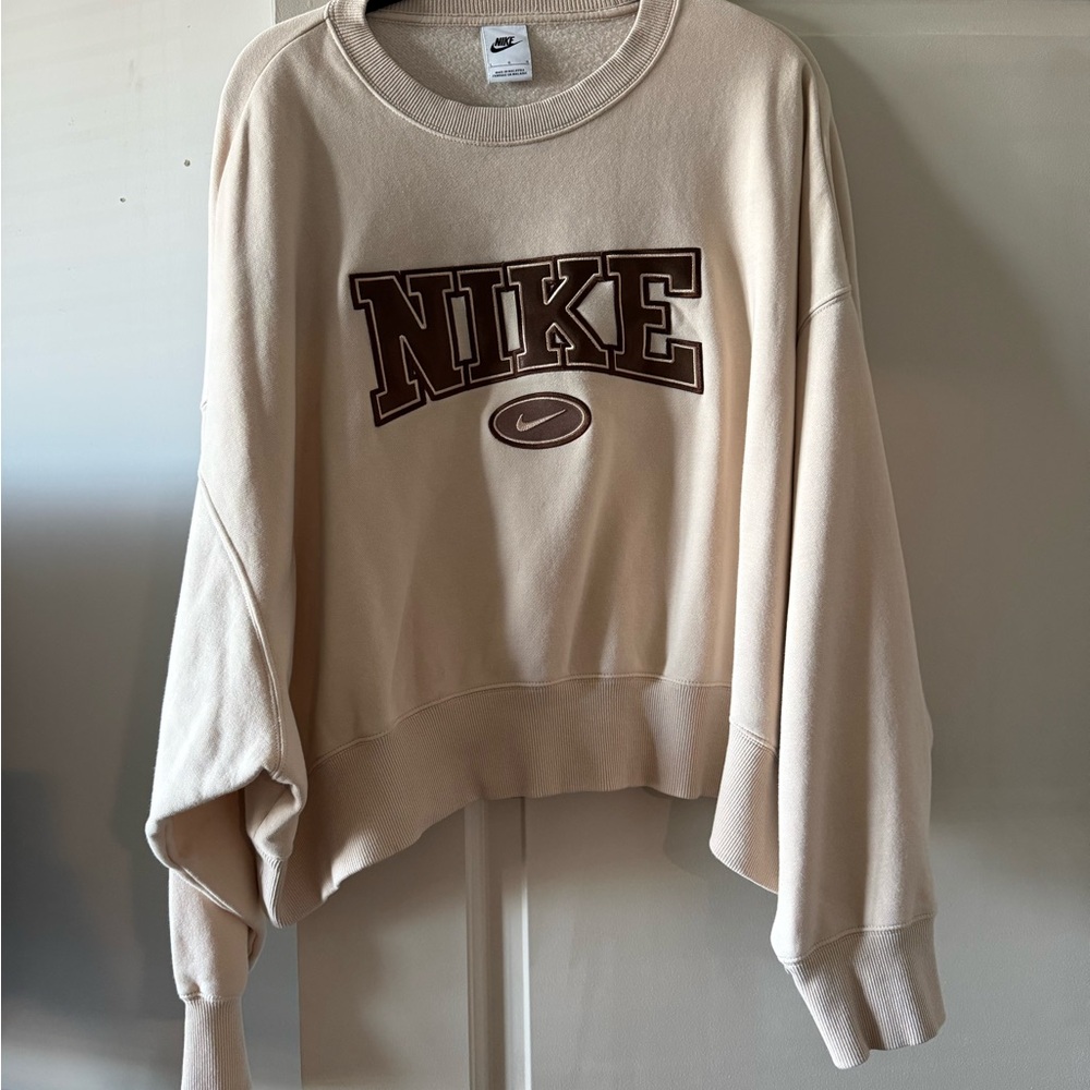 Nike Women's Beige Sweatshirt